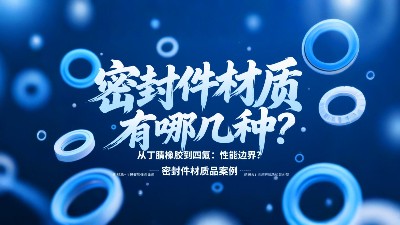 密封圈材質(zhì)有哪幾種？從丁晴橡膠到四氟：7大密封材料的性能邊界？