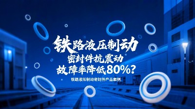 行業(yè)?：鐵路液壓制動密封圈抗震動，故障率降低80%？