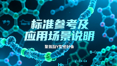 聚氨酯Y型密封條產(chǎn)品 ? 的標(biāo)準(zhǔn)參考及應(yīng)用場景說明！?