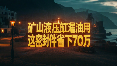 液壓缸老是漏油？礦山上用這密封圈，一年省下70萬！?
