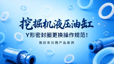挖掘機(jī)液壓油缸Y形密封圈更換操作規(guī)范！