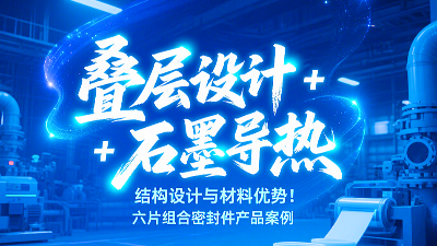 六片組合密封圈丨疊層設(shè)計+石墨導熱結(jié)構(gòu)設(shè)計與材料優(yōu)勢！